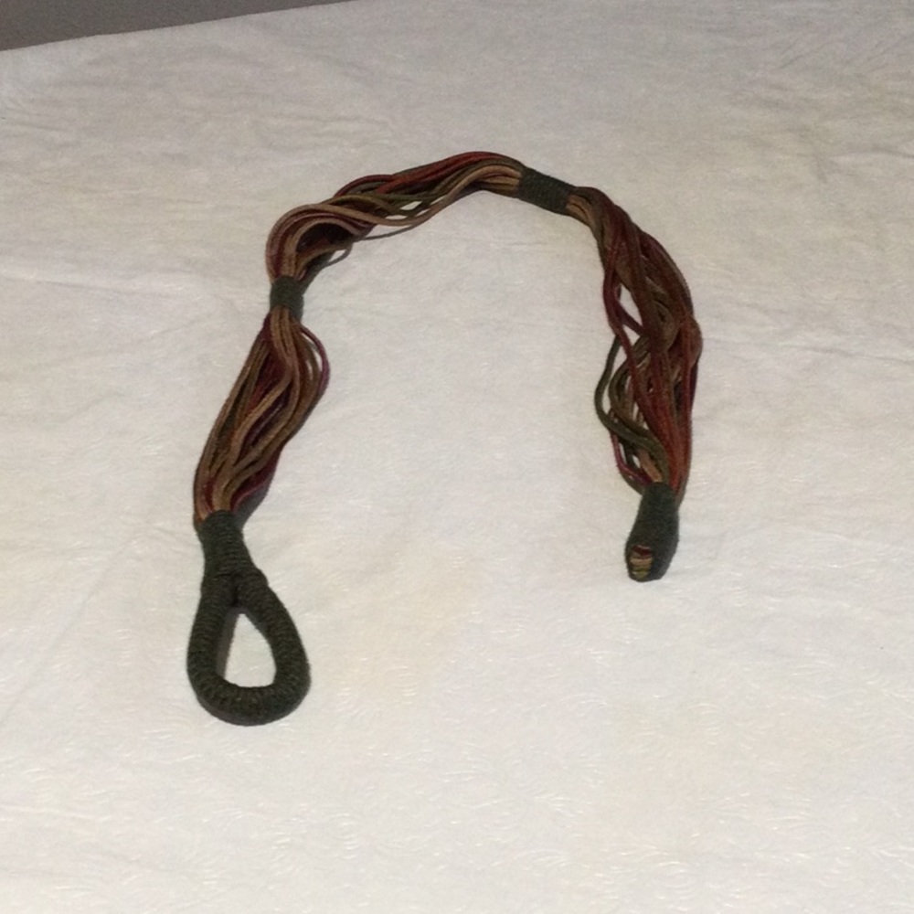 Unbranded Multi-Strand, Multi-Color Knot Belt - Picture 10 of 14